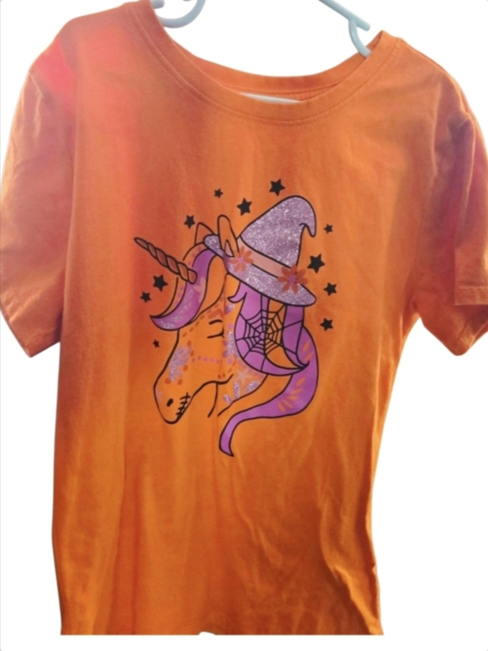 Wonder Nation Halloween Witch Unicorn Graphic Tshirt Size XL 14-16